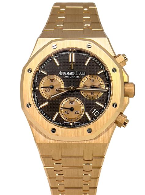 audemars piguet gold chronograph.